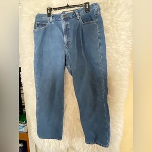 L.L. Bean Mens Double L Jeans, Classic Fit, Flannel Lined. Size 40/29, iD:100220